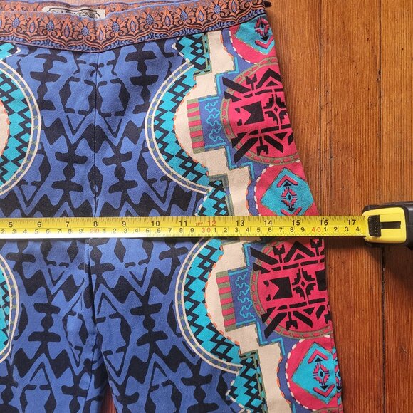 Colourful fitted pants, sz XS - Picture 4 of 8